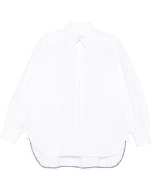 Paul Smith カーブヘム シャツ - ホワイト