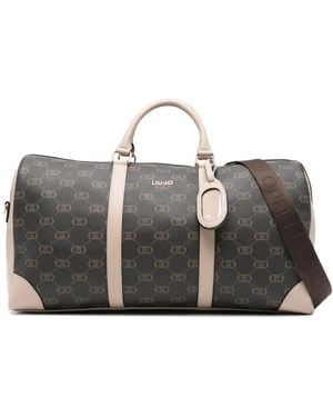 Liu Jo Reisetasche Mit Logo - Grau