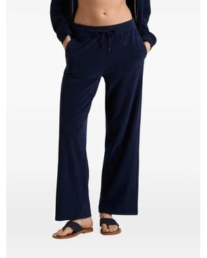 Vilebrequin Terry-Fabric Drawstring Trousers - Blue