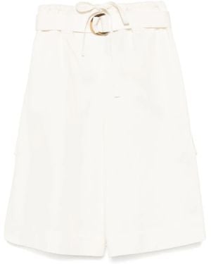 Zimmermann Illuminate Bermuda Shorts - White