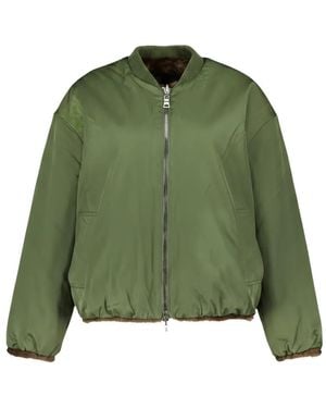 BLONDE No. 8 Wendbare Katilin Bomberjacke Aus Faux Fur - Grün