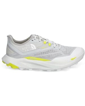 The North Face Lace-Up Mesh-Detail Performance Trainers - White