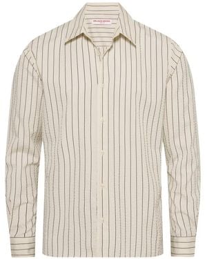 Orlebar Brown Justin Striped Shirt - White