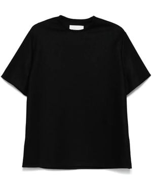 Jil Sander Wool T-Shirt - Black