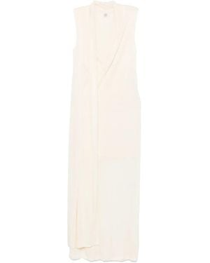TOTEME Kleid mit Schal - Weiß