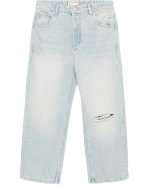 Free People Deep Trance Dropped Boyfriend Jeans - Blue