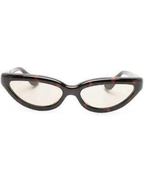 Port Tanger Fanna Cat-Eye-Sonnenbrille - Weiß