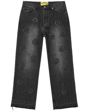 Godspeed Infinity V2 Logo-Print Jeans - Grey