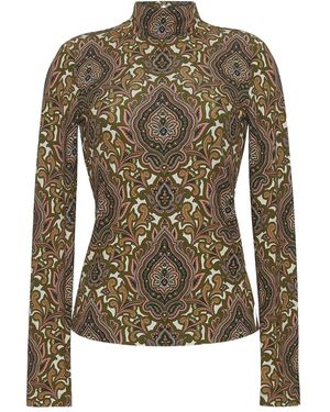Cara Cara Suzie Paisley-Print Top - Green