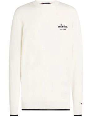 Tommy Hilfiger ロゴ セーター - ホワイト