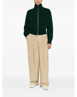 Extreme Cashmere Jersey De Cachemira Con Cremallera - Verde
