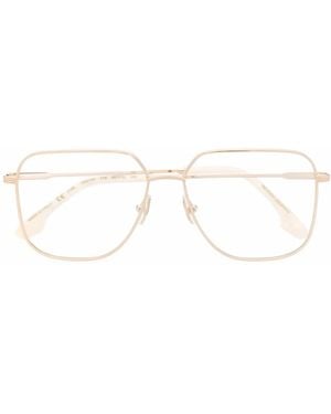 Victoria Beckham スクエア眼鏡フレーム - メタリック