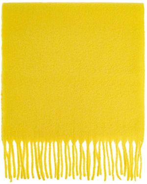 Issey Miyake Sciarpa Con Frange - Giallo