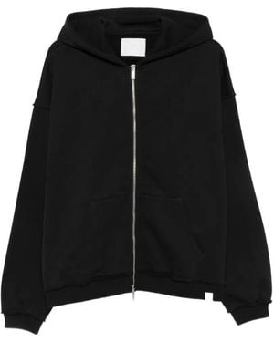 Woc Kapuzenjacke Mit Reißverschluss - Schwarz