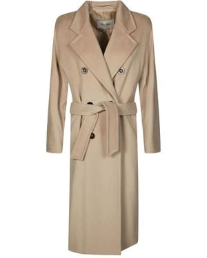 Max Mara Double-breasted Belted Coat - ナチュラル