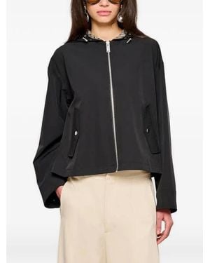 OOF WEAR Zip-Up Parka - Black