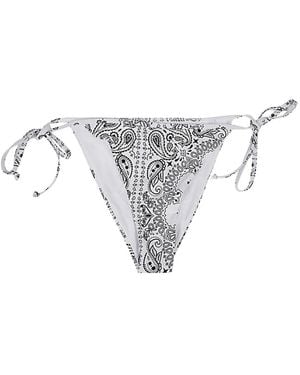 MC2 Saint Barth Bikinibroek Met Bandanaprint - Wit