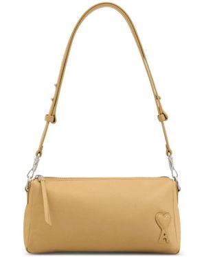 Ami Paris Nylon Marcel Bag - Natural