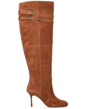 Pinko Suede Boots - Brown