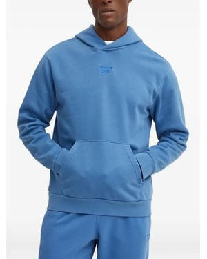 Reebok Logo Hooded Sweatshirt - Blue