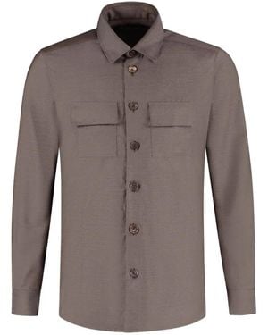 Kiton Buba Shirt Jacket - Brown