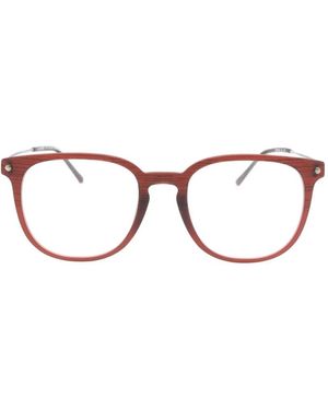 STEPPER EYEWEAR Lunettes De Vue À Monture Carrée Effet Bois - Marron