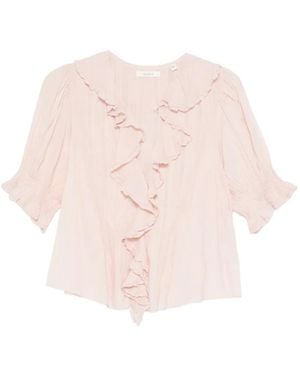 Doen Top Henri Con Volantes - Rosa