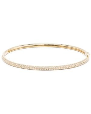 Mizuki 14Kt Sea Of Beauty Diamond Bangle - Natural