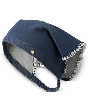 Maison Michel Chapeau Natasha À Franges - Blue