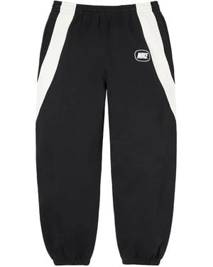 Supreme Panelled Track Trousers - Black