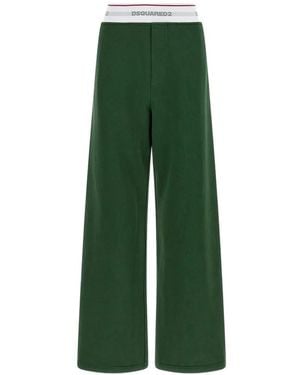 DSquared² Logo-Band Track Pants - Green