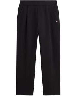 Tommy Hilfiger Logo-Detail Track Trousers - Black