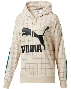 PUMA Revolt Check Hoodie - White
