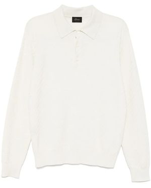 Brioni トラマ ポロシャツ - ホワイト