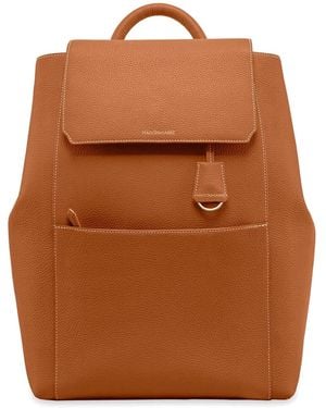 Maison De Sabre Mochila Grande De Piel - Marrón
