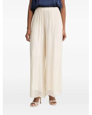 Haveone Pleated Palazzo Pants - Natural