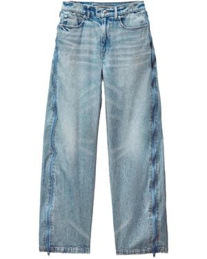 Alexander Wang ジップディテール ジーンズ - ブルー