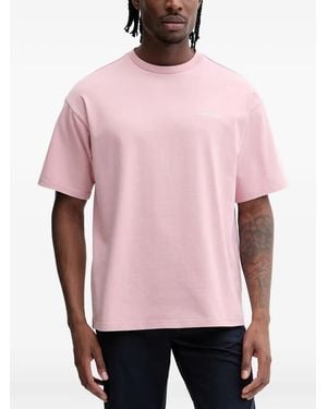 Napapijri Graphic-Print T-Shirt - Pink