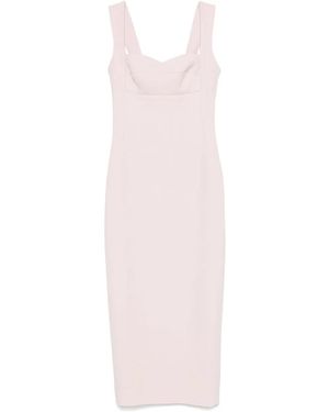 SILK LOVE & LACE Robe Mi-Longue Theodora - Rose