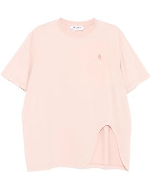 The Attico Logo-Print T-Shirt - Pink