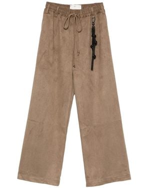 Song For The Mute Elasticated Drawstring-Waist Pants - White