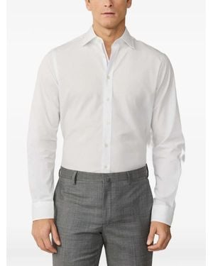 Hackett Pointed-Collar Shirt - White