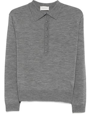 ViCOLO Polo-Collar Jumper - Grey