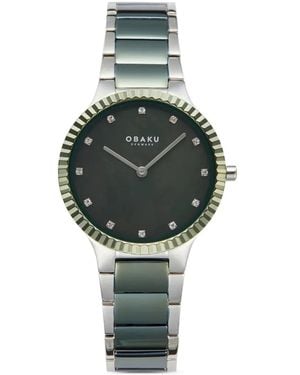 Obaku Linje 31Mm Watch - Green