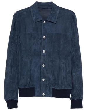 Eleventy Button-Fastening Jacket - Blue