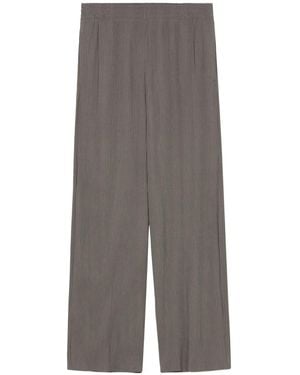 B+ AB Ribbed Wide-Leg Pants - Gray
