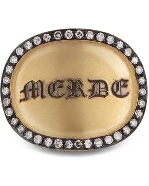 Sylva & Cie Merde Diamond Ring - Metallic