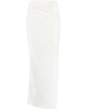Christopher Esber Cut-Out Maxi Skirt - White