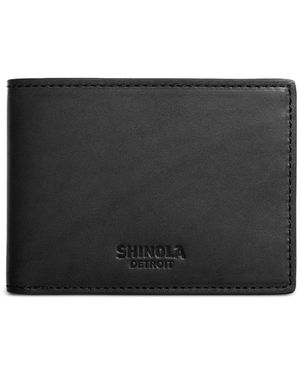 Shinola Slim Bifold Wallet - Black