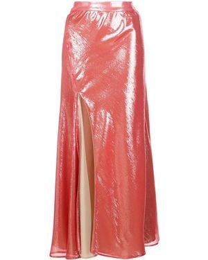 Ellery Falda Suite One Con Corte Al Biés - Rojo